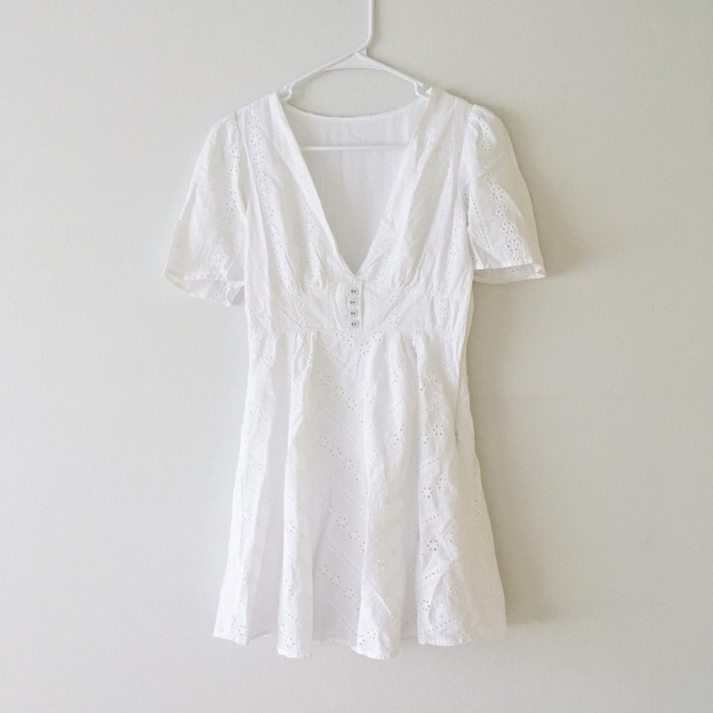 White Picnic Dress